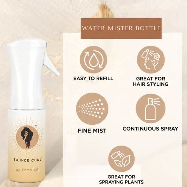 Bounce Curl Water Mister Spray Bottle 200ml-Spray Bottle-Aladin Beauty