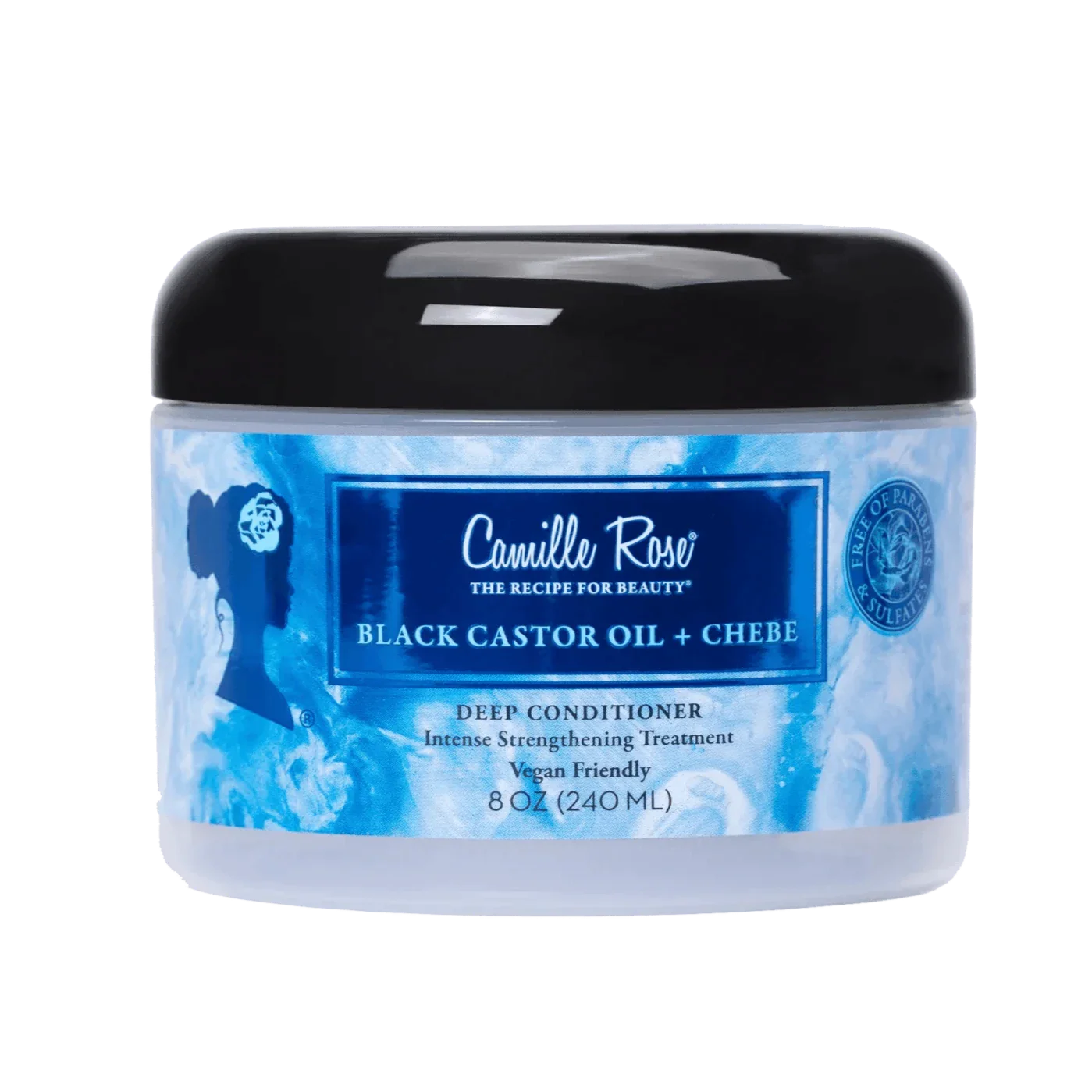Camille Rose Schwarzes Rizinusöl + Chebe Tiefenspülung 240ml