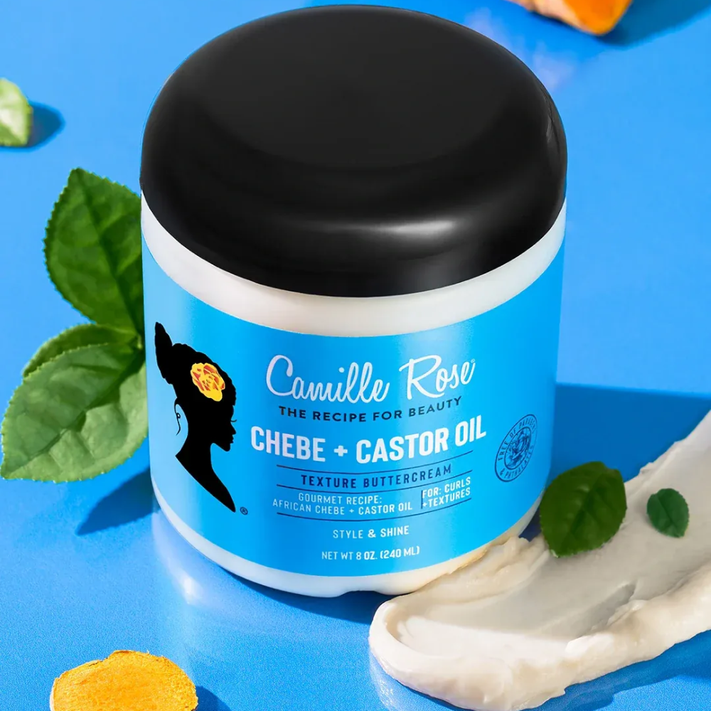 Camille Rose Schwarzes Rizinusöl + Chebe Butter Creme 240ml