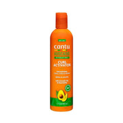 Orange Cantu Avocado Hydrating Curl Activator Cream 355ml bottle with green label and avocado graphic.