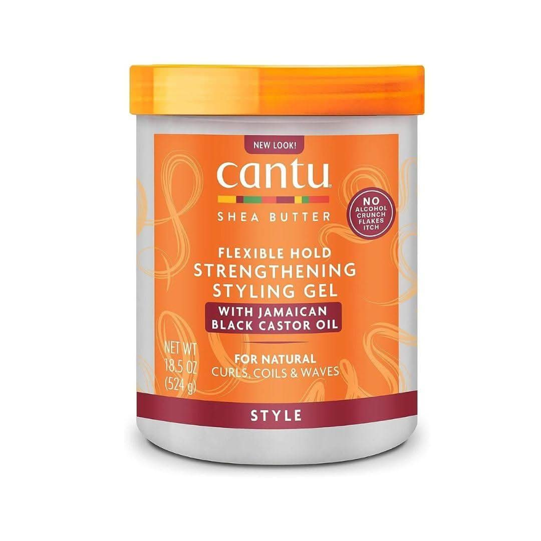 Cantu Maximum Hold Strengthening Jamaican Black Castor Oil Styling Gel 524g - Aladin Beauty