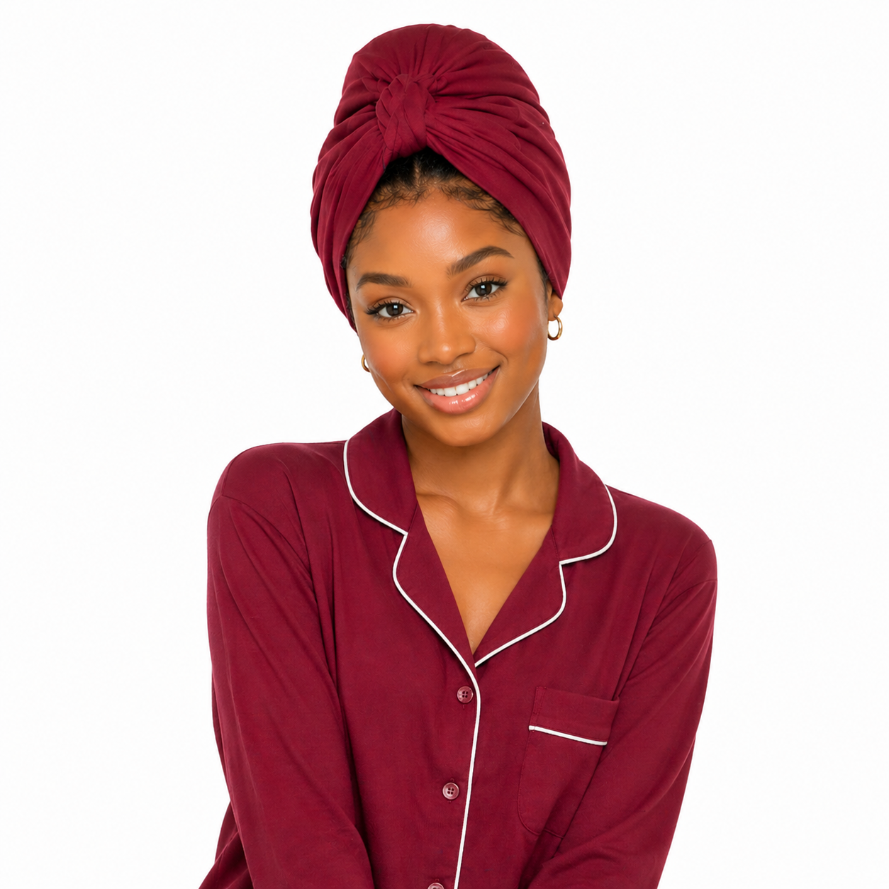 Cantu Accessories Turban Modern Cap Red #07885