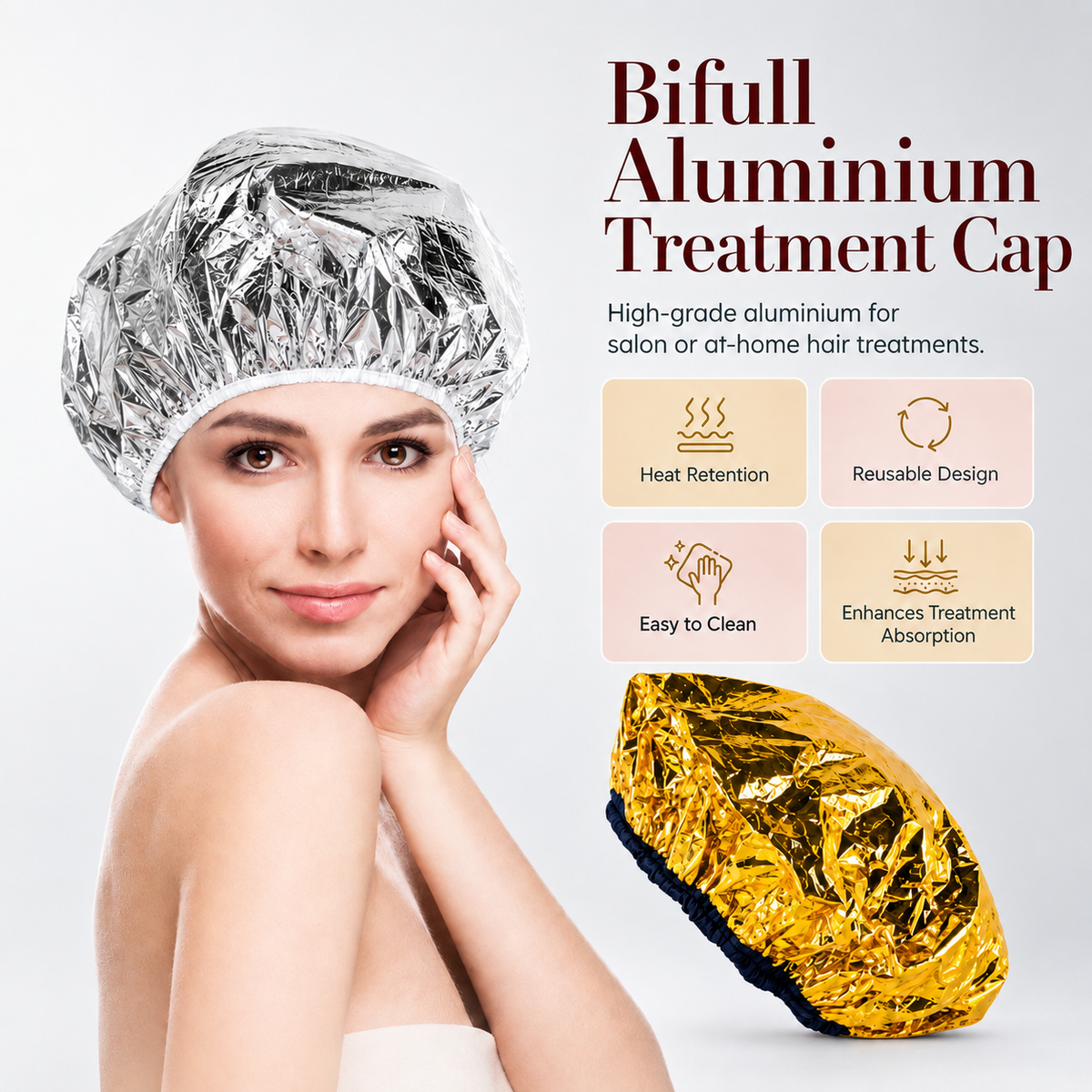 Bifull Aluminium-Behandlungshaube