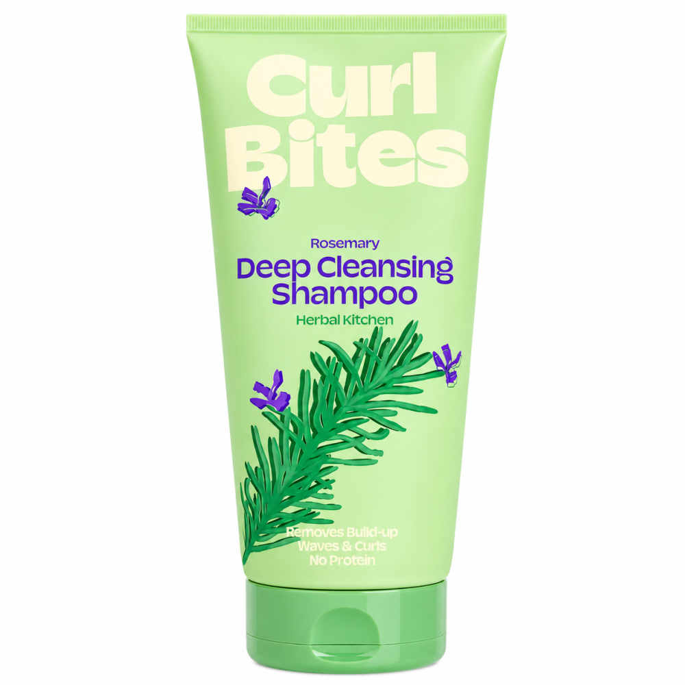 Curl Bites Rosemary Deep Cleansing Shampoo 200ml-Clarifying Shampoo-Aladin Beauty