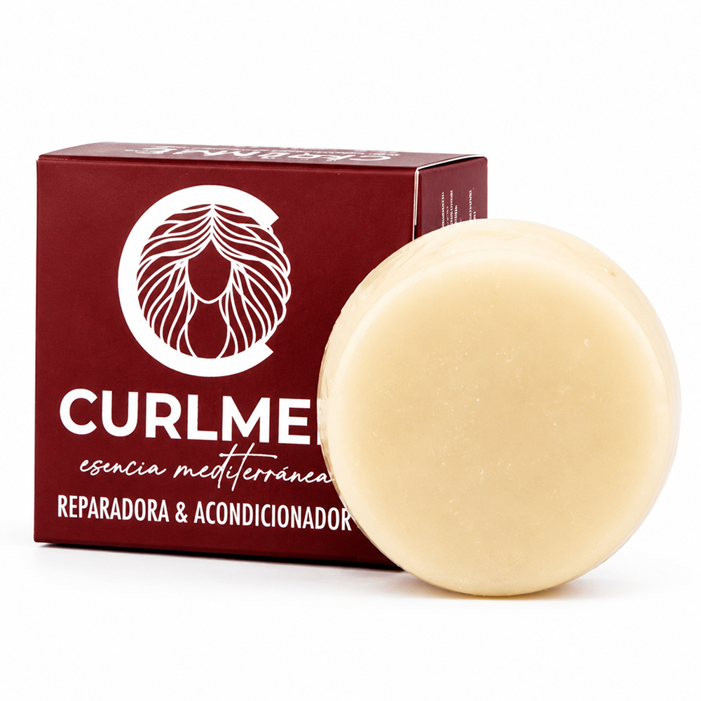 CurlMed Solide Reparierende Proteinmaske und Spülung