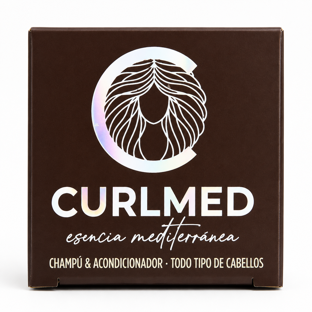 CurlMed Festes Shampoo + Spülung für alle Haartypen 70g