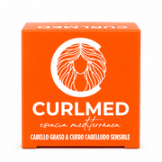 CurlMed Festes Shampoo für fettiges Haar und empfindliche Kopfhaut 80g