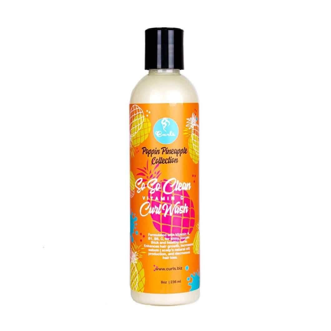 Curls Poppin Pineaple So So Clean Vitamin C Curl Wash 236ml