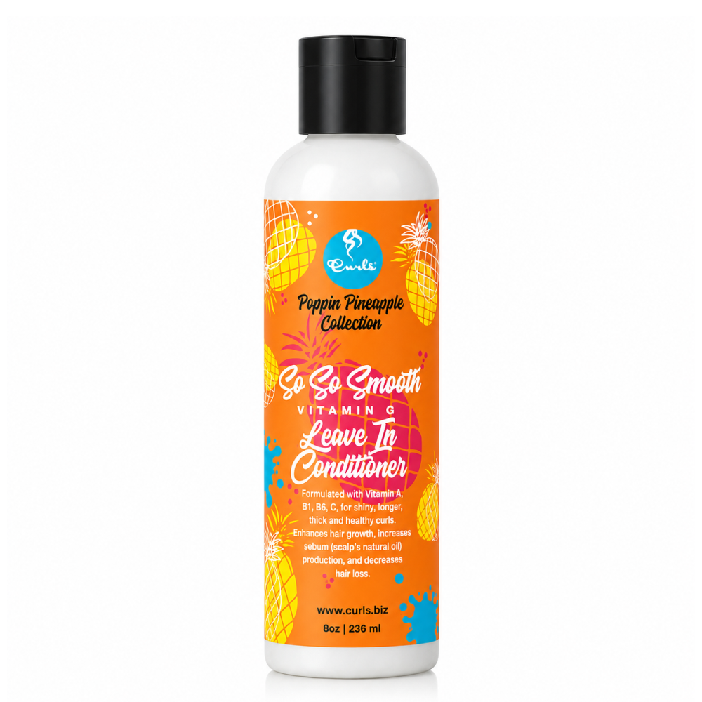 Curls Poppin Pineapple So So Smooth Vitamin C Leave In Conditioner 236ml