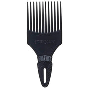 Black Denman D17 Volumizing Comb with 14 long, smooth teeth and a textured grip.