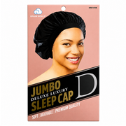 Dream World W-Schlafkappe Satin Schwarz