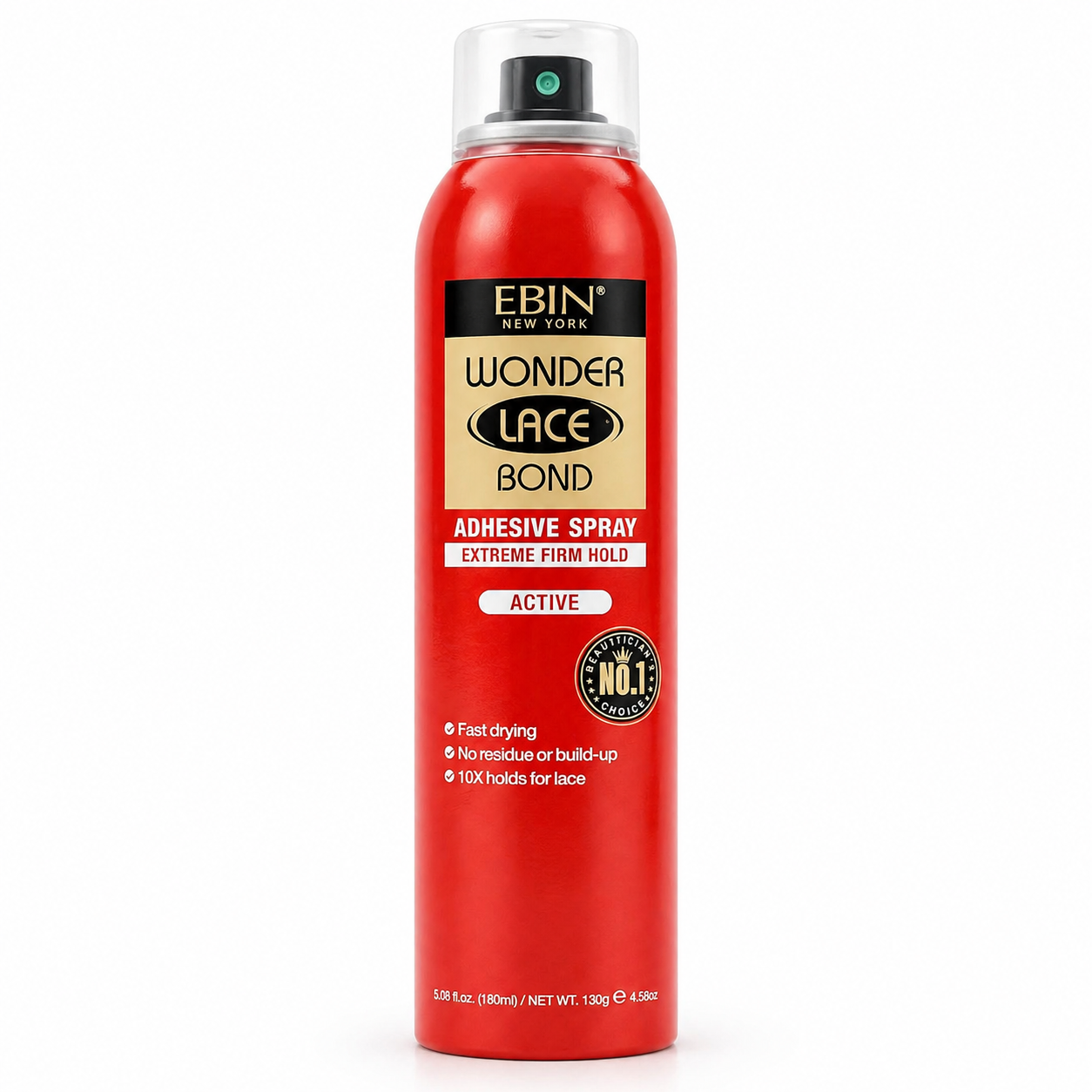 Ebin Wonder Lace Bond Spray Extreme Firm Hold Aktiv 180ml
