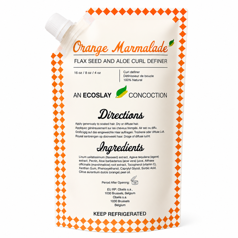 Ecoslay Orange Marmalade Leinsamen- und Aloe-Lockendefinierer