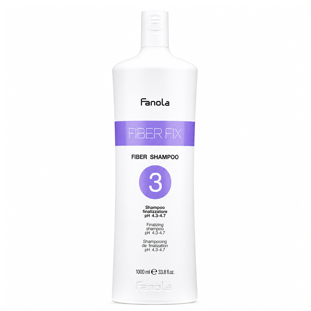 Fanola Finishing Shampoo pH 4.3-4.7 1000ml Fiber Fix-Repairing Shampoo-Aladin Beauty