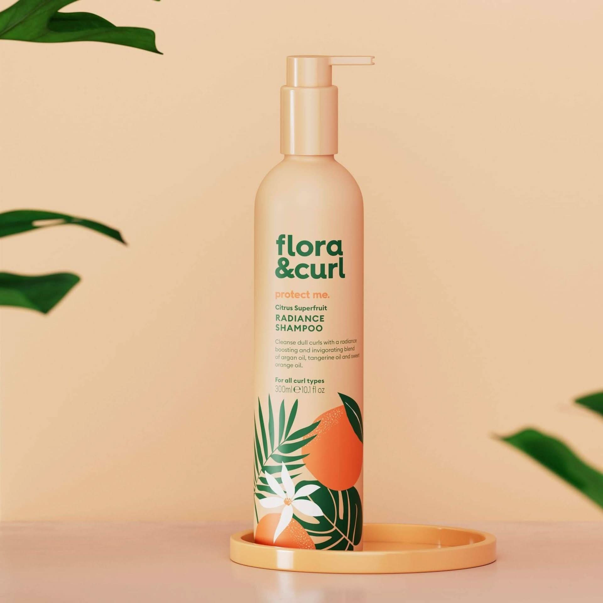 Flora & Curl Protect Me Citrus Superfruit Glanz Shampoo 300ml