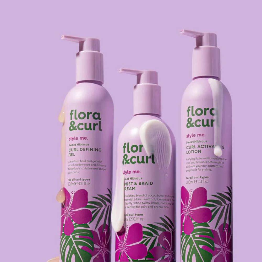 Flora & Curl The Coily Hair Styling Kit