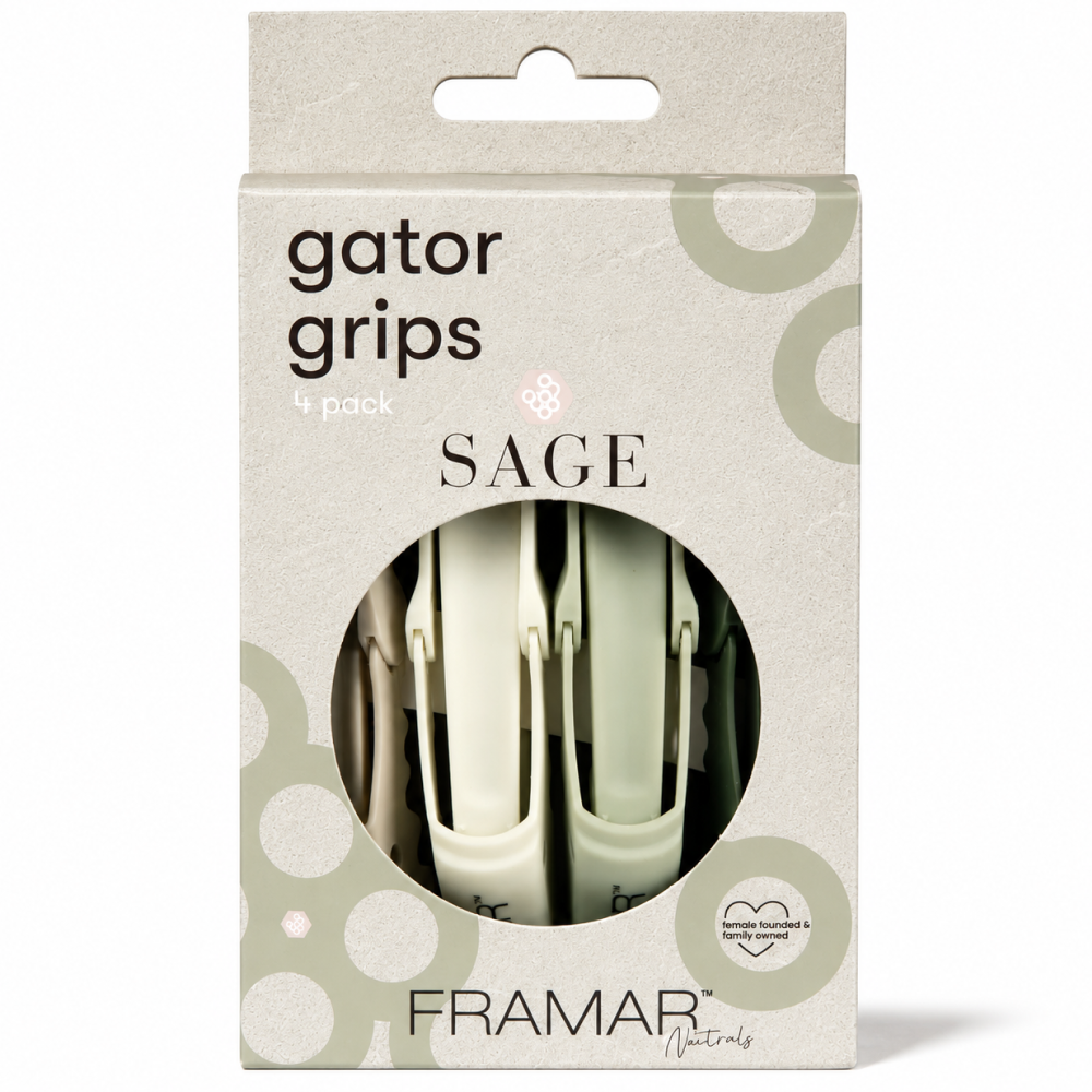 Framar Gator Grips Neutrals Salbeigrün 4er-Pack