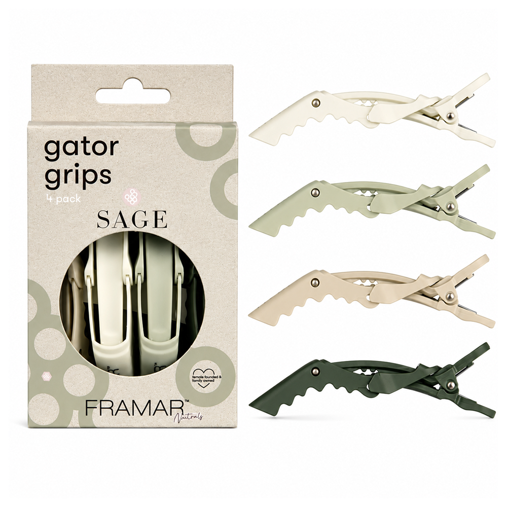 Framar Gator Grips Neutrals Salbeigrün 4er-Pack
