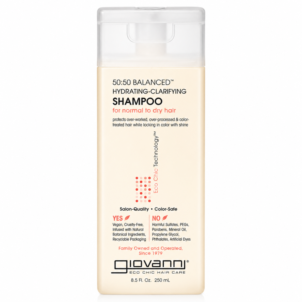 Giovanni 50:50 Ausgleichendes Feuchtigkeits-Klärendes Shampoo