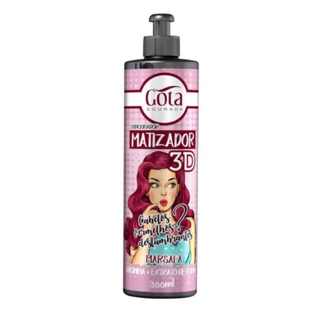 Gota Dourada 3D Toner 300ml-Toning Conditioner-Aladin Beauty