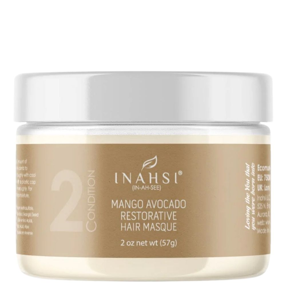 Inahsi Naturals Mango-Avocado aufbauende Haarmaske