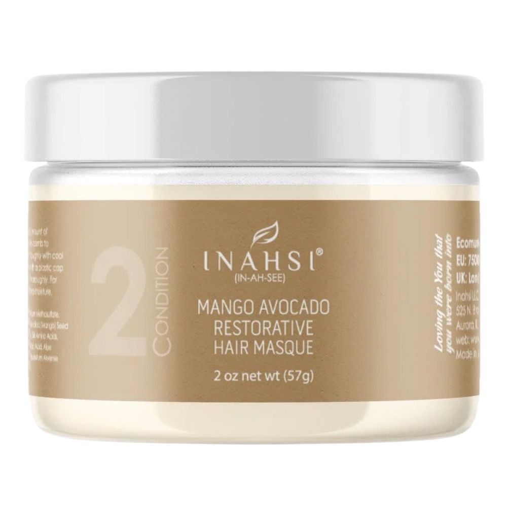 Inahsi Naturals Mango-Avocado aufbauende Haarmaske