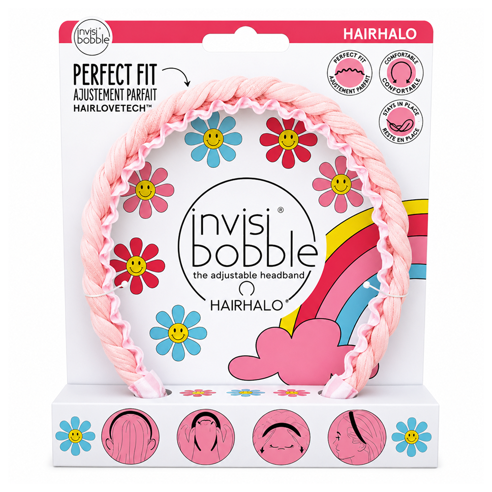 Invisibobble Hairhalo Eat, Pink, and Be Merry-Headband-Aladin Beauty