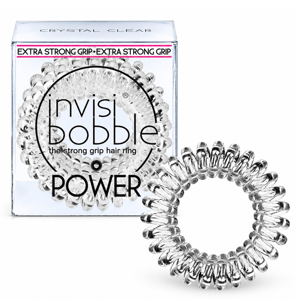 Invisibobble Power Crystal Clear Strawberry