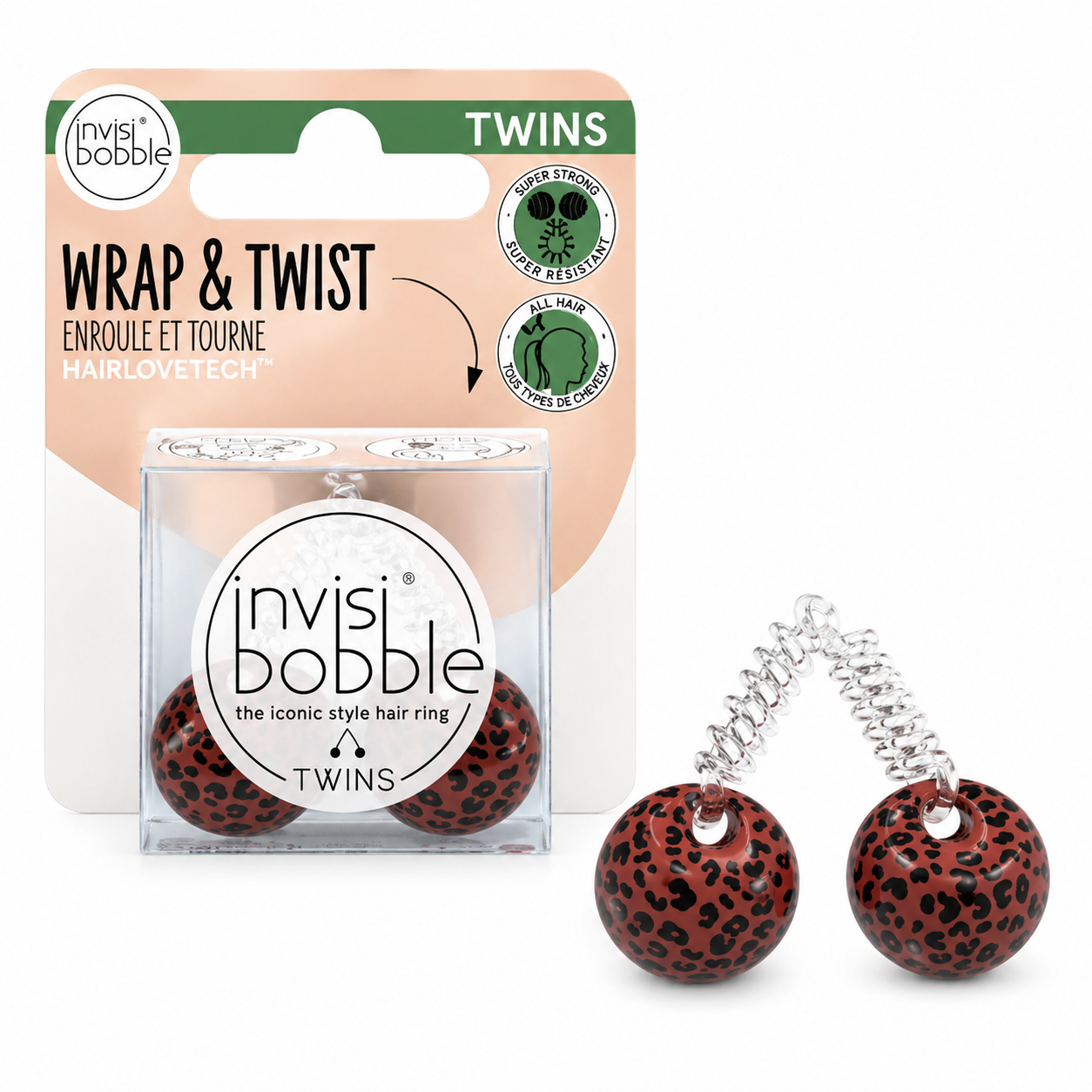 Invisibobble Original Twins Purrfection Strawberry