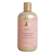 Keracare Curlessence Moisturizing Co-wash, 355ml, in a metallic gold bottle with pink label.