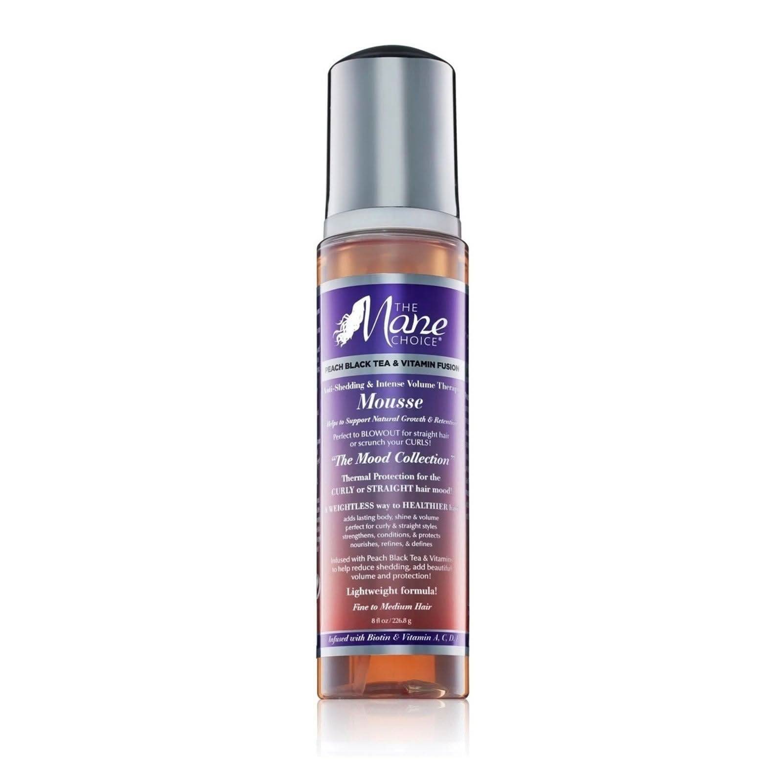 The Mane Choice Peach Black Tea & Vitamin Fushion Mousse 237ml - Aladin Beauty
