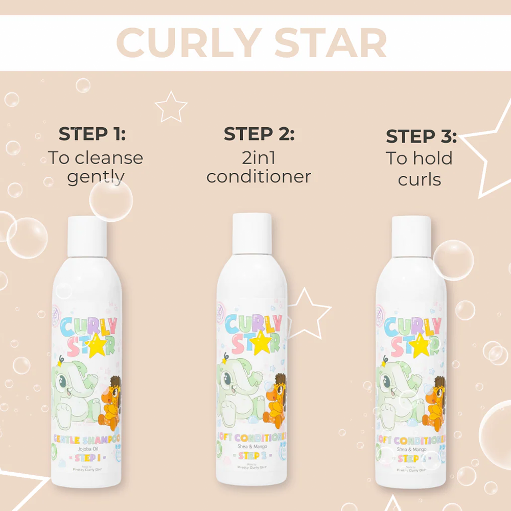 Pretty Curly Girl Curly Star - Sanftes Shampoo 250ml