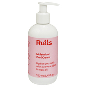 White Rulls Moisturizer Curl Cream pump bottle with pink label, 250 ml.