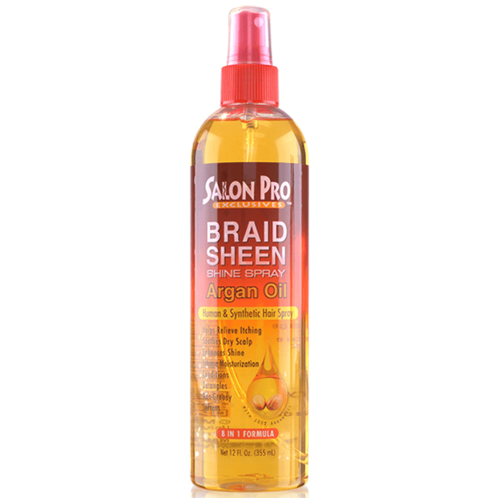 Salon Pro Braid Sheen Spray - Marokkanisches Arganöl 12oz