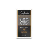 Shea Moisture African Black Soap Bamboo Charcoal Kaolin Clay Seife 142g