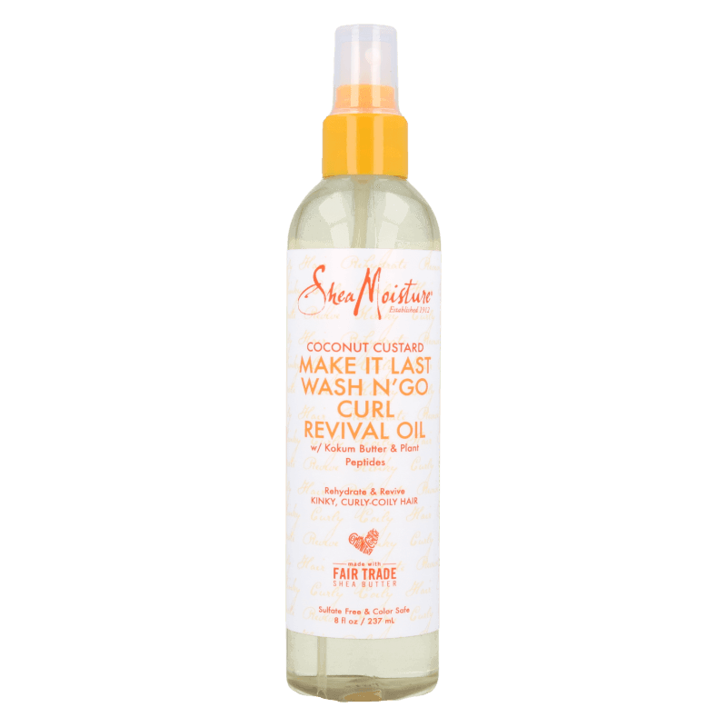 Shea Moisture Coconut Custard Wash & Go Curl Revival Oil 237ml-Volumizing Spray-Aladin Beauty
