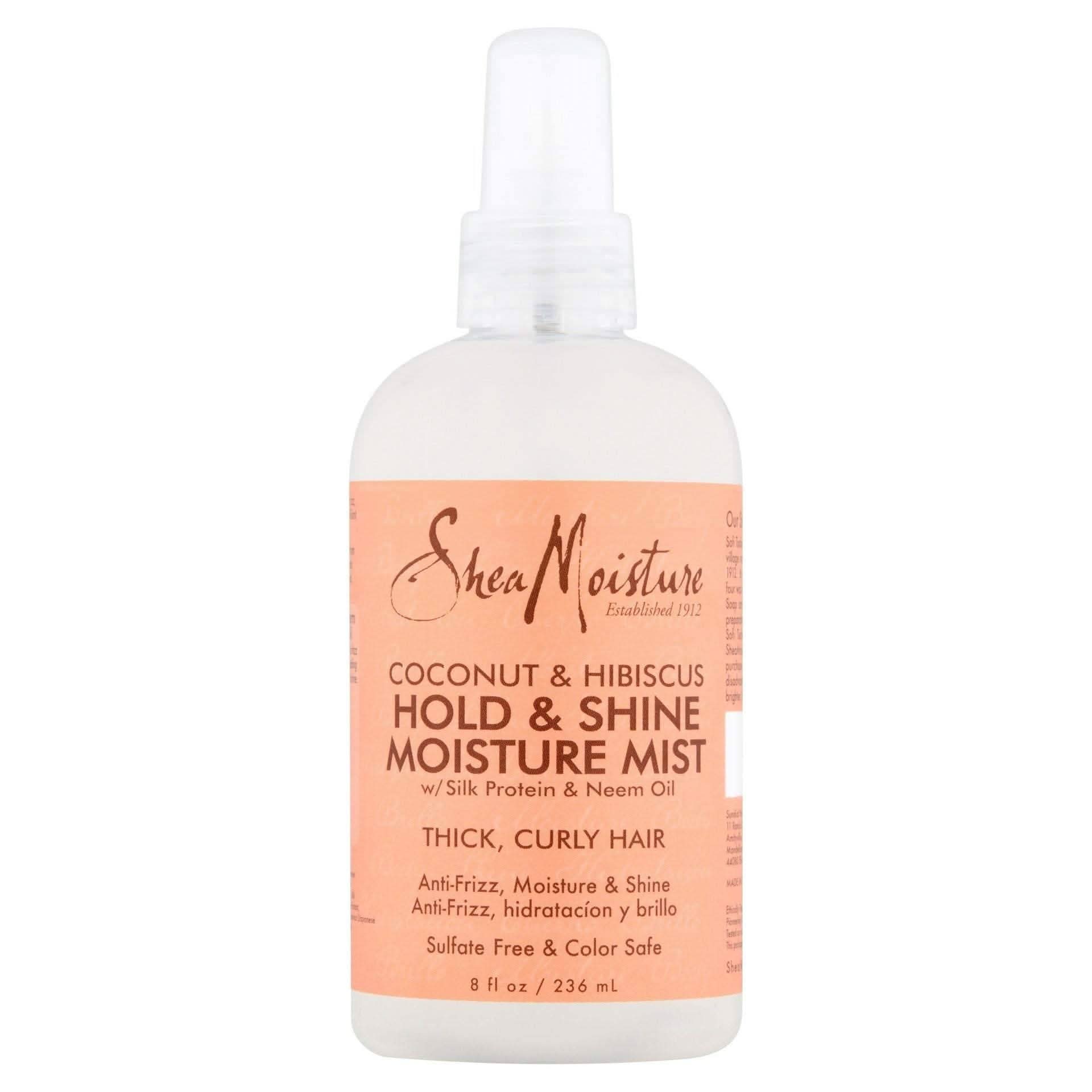 Shea Moisture Coconut & Hibiscus Hold & Shine Moisture Mist 236ml - Aladin Beauty