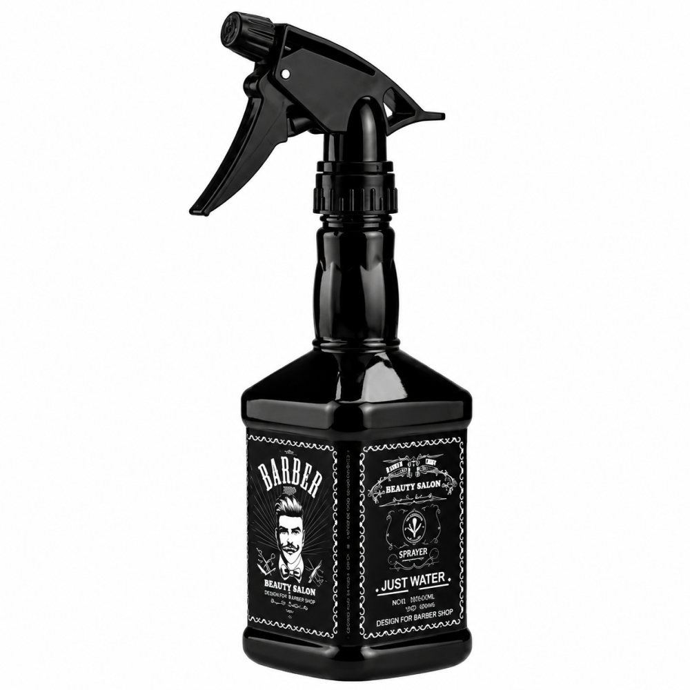 Bifull Barber Splash Sprühflasche Schwarz 500ml