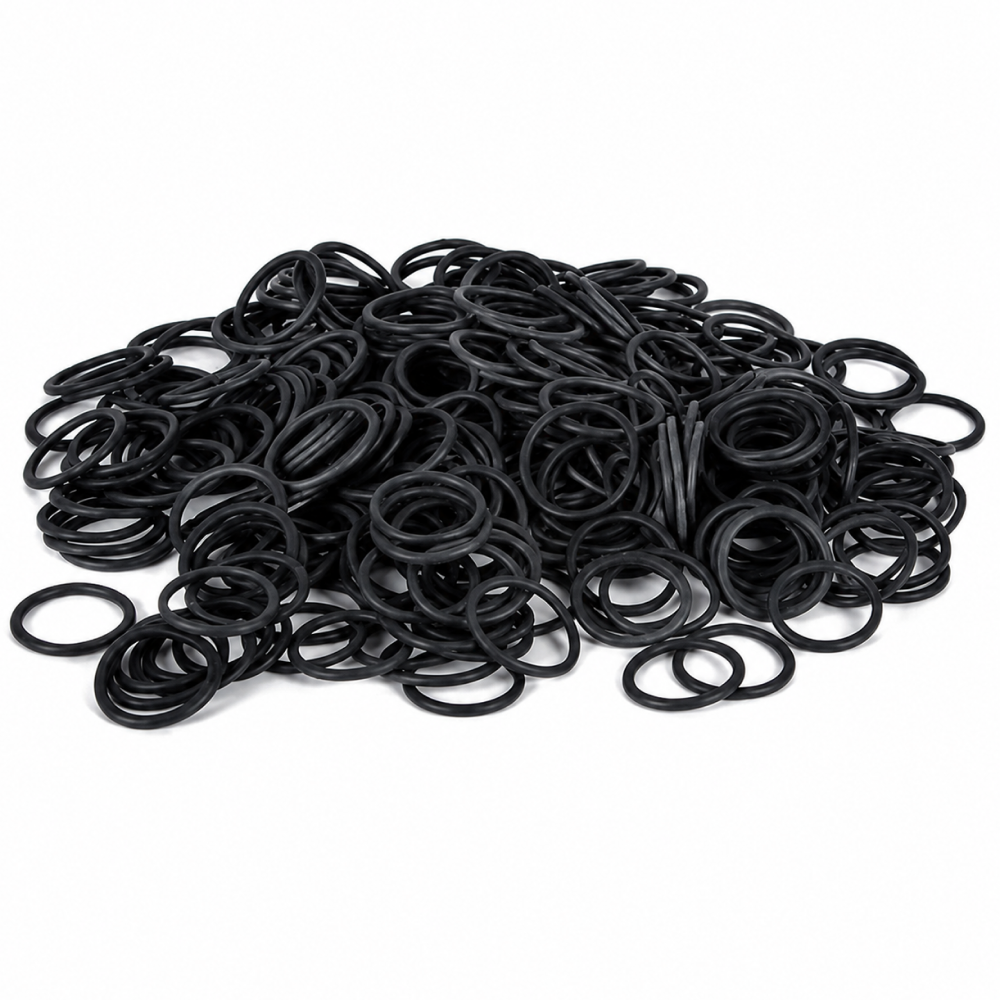 Bifull Gummibänder Schwarz 30mm 40 Stück