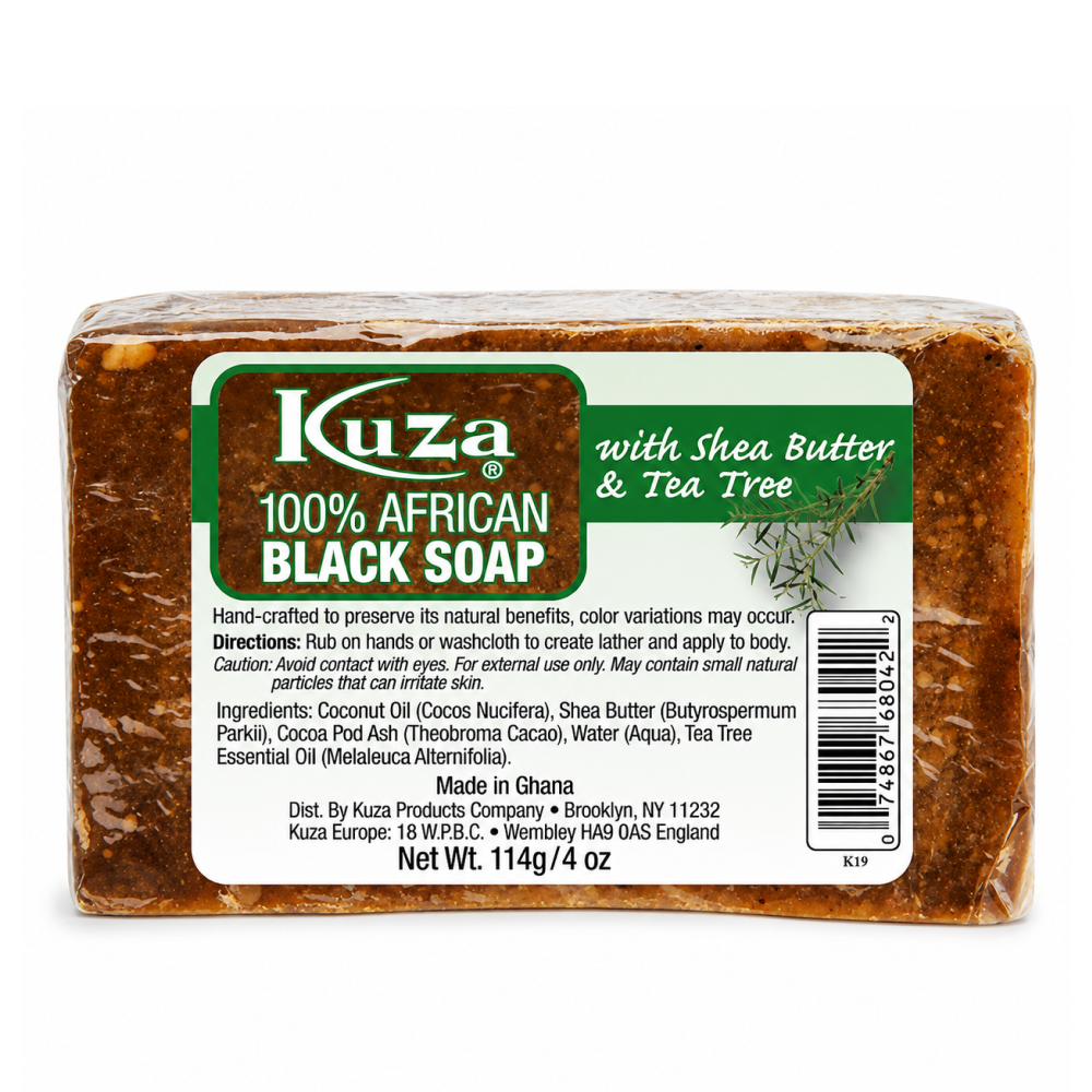 Kuza Black Soap Teebaum 114g