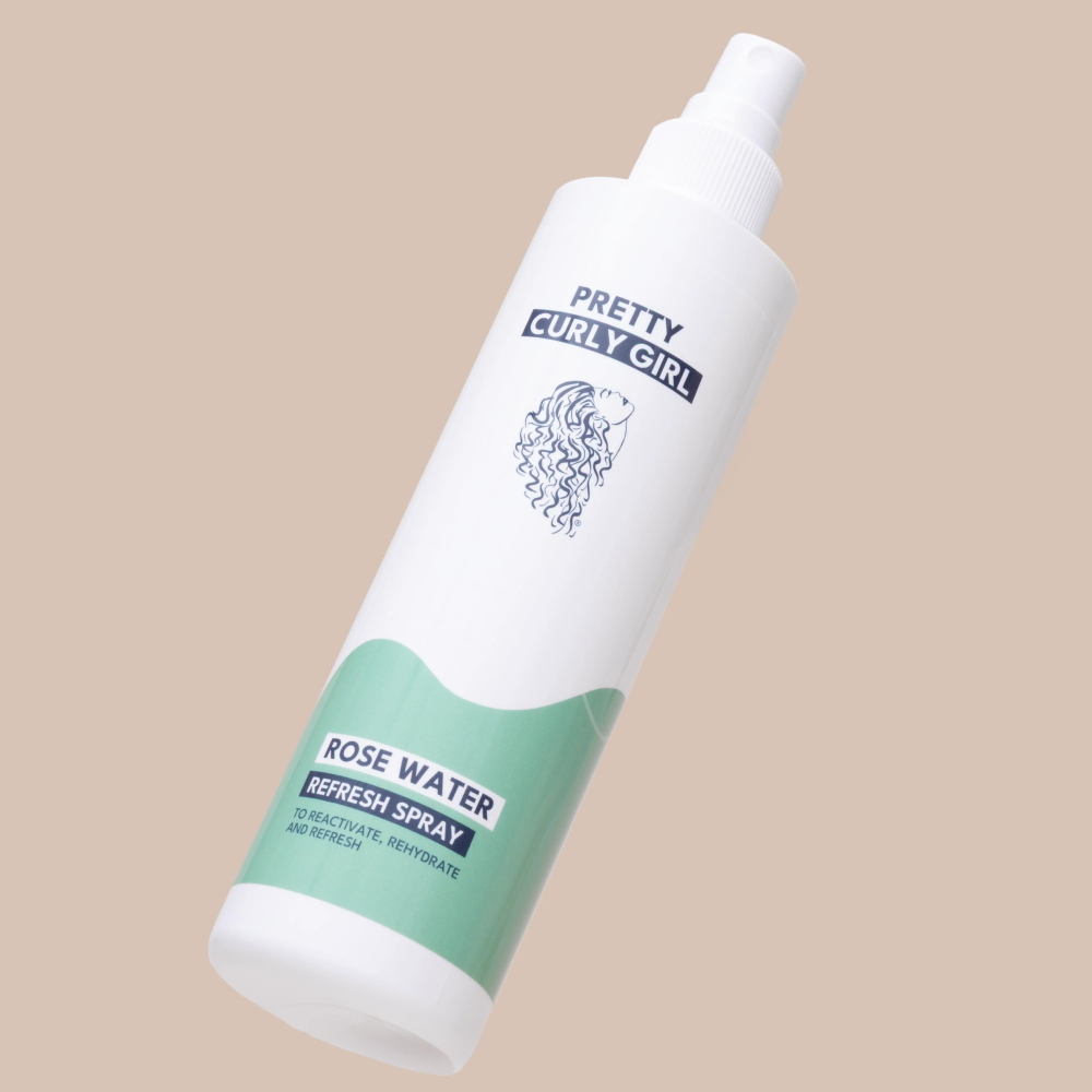 Pretty Curly Girl Protein Rosenwasser Refresh Spray 200ml