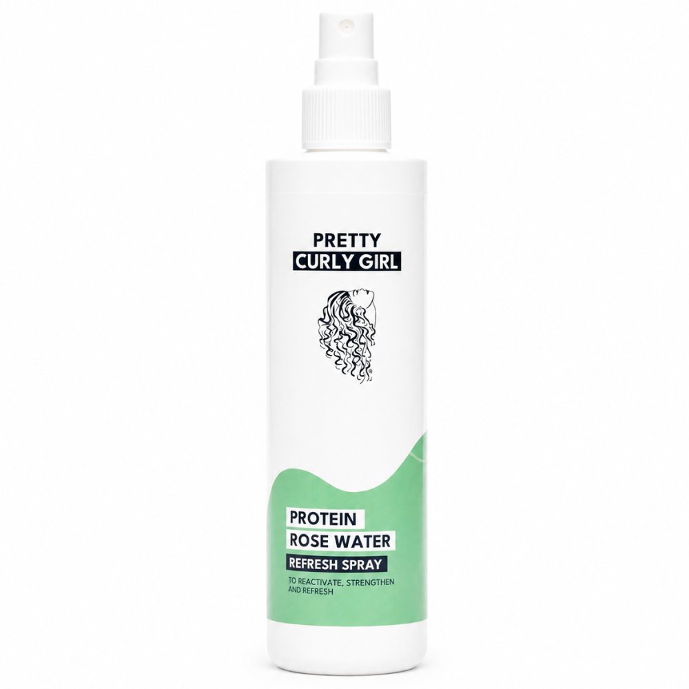 Pretty Curly Girl Protein Rosenwasser Refresh Spray 200ml