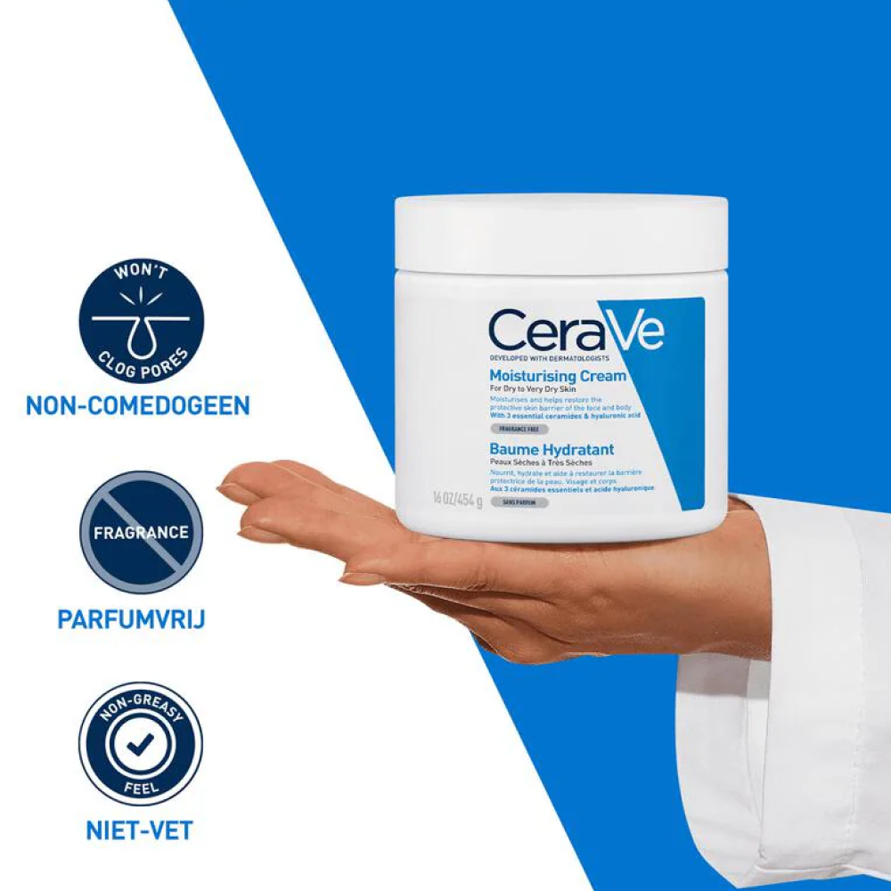 CeraVe Feuchtigkeitscreme für trockene bis sehr trockene Haut 454g