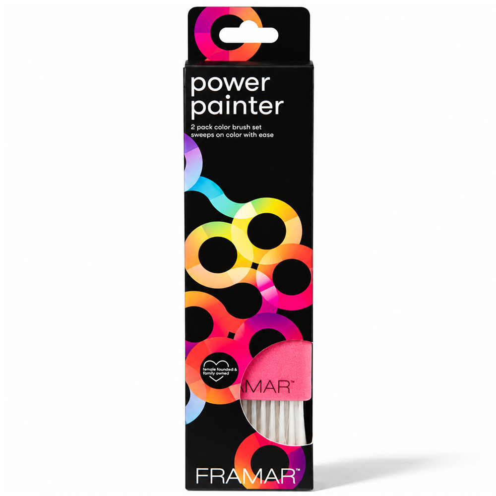 Framar Power Painter Pinselset Pink und Schwarz