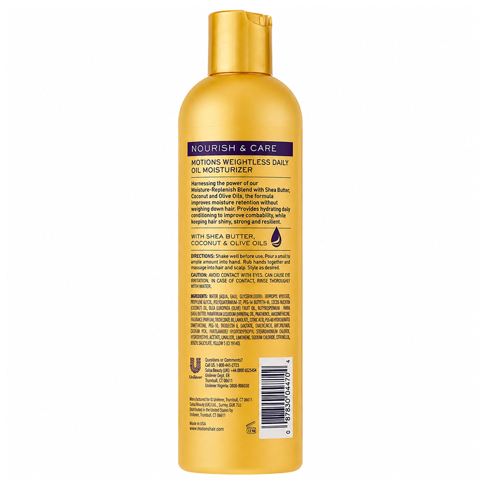 Motions Öl-Feuchtigkeitslotion für das Haar 355 ml