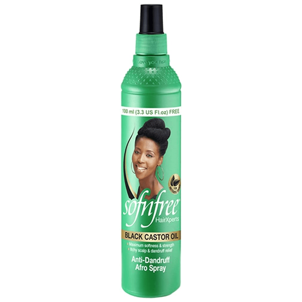 Sof n'free Black Castor Oil Anti-Schuppen Locken & Afro Spray 350ml
