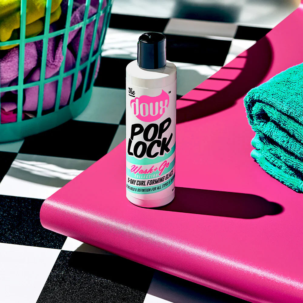 The Doux Pop Lock Wash+Go 5-Day Curl Forming Glaze 236ml-Gel-Aladin Beauty