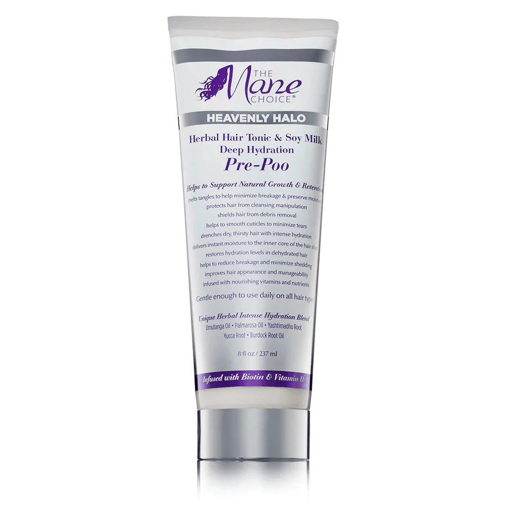 Mane Choice Heavely Halo Kräuter-Haartonikum und Sojamilch Tiefenhydratations-Pre-Poo 300ml