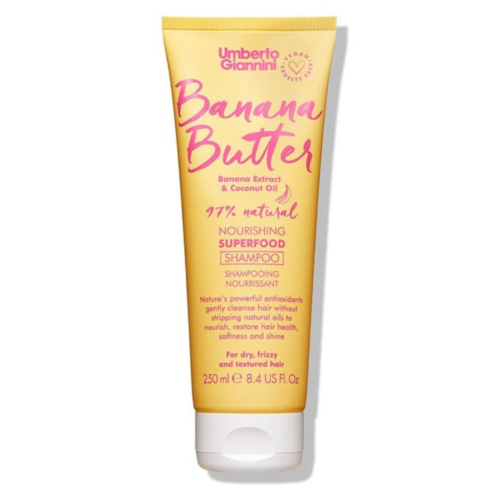 Umberto Giannini Banana Butter nährendes Superfood Shampoo 250ml