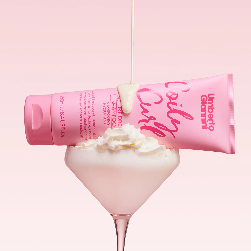 Umberto Giannini Coily Curls Feuchtigkeits-Shampoo – sulfatfrei 250ml